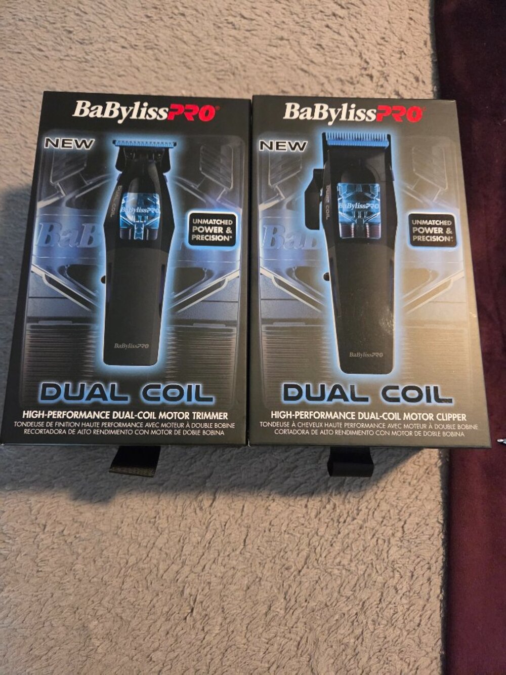 Brand new BaByliss PRO Dual Coil clippers AND trimmers